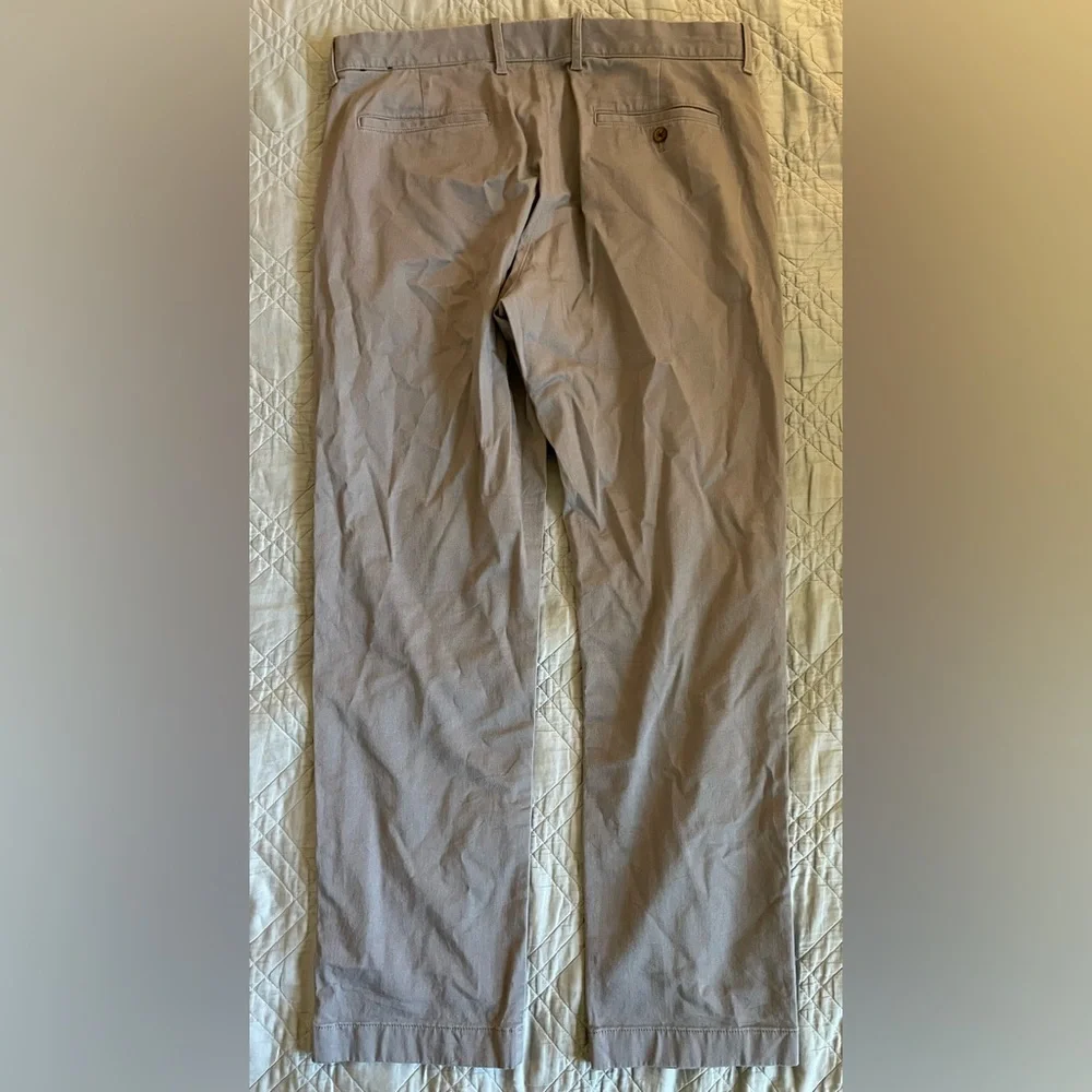 J CREW FACTORY Straight-fit flex chino pant in Gray Size 36 $79.50 H3186 - Picture 8 of 8